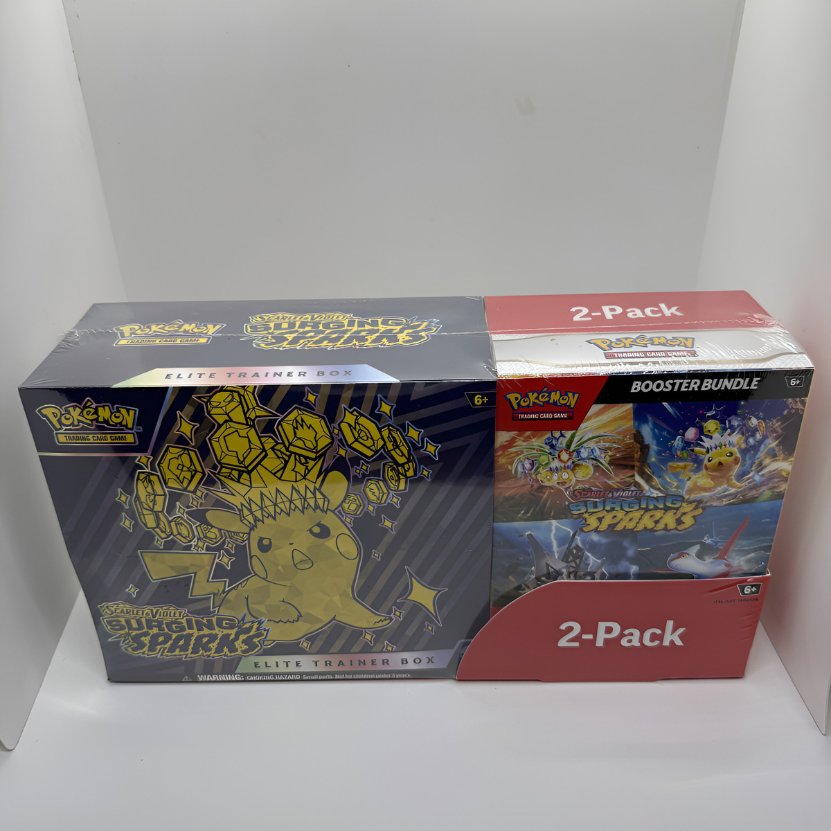surging sparks elite booster box Pokemon Surging Sparks 2-pack Etb Elite Trainer Box And Booste – Guasón  Games