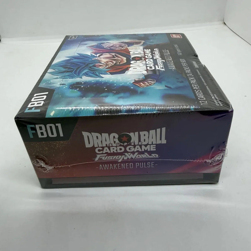 Dragon Ball Fusion World Fb01 Awakened Puls Booster Box Caja Inglés ...