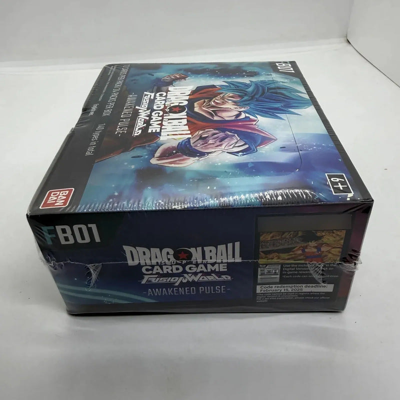 Dragon Ball Fusion World Fb01 Awakened Puls Booster Box Caja Inglés ...