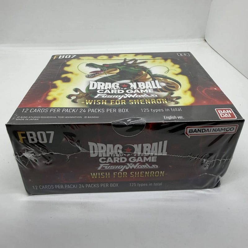 Dragon Ball Fusion World Fb07 Wish Shenron Booster Box Caja Wish For S ...