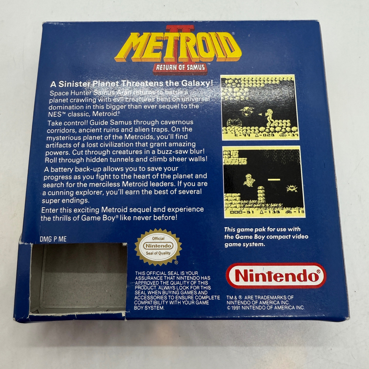 Metroid Ii Gameboy Color Metroid 2 Completo En Caja Game Boy Nintendo Gb – Guasón Games